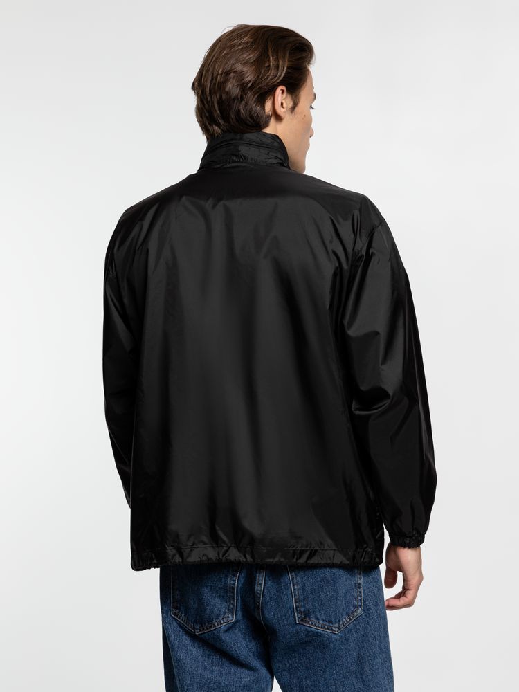 Ветровка из нейлона Surf 210, черная / Миниатюра WWW (1000)