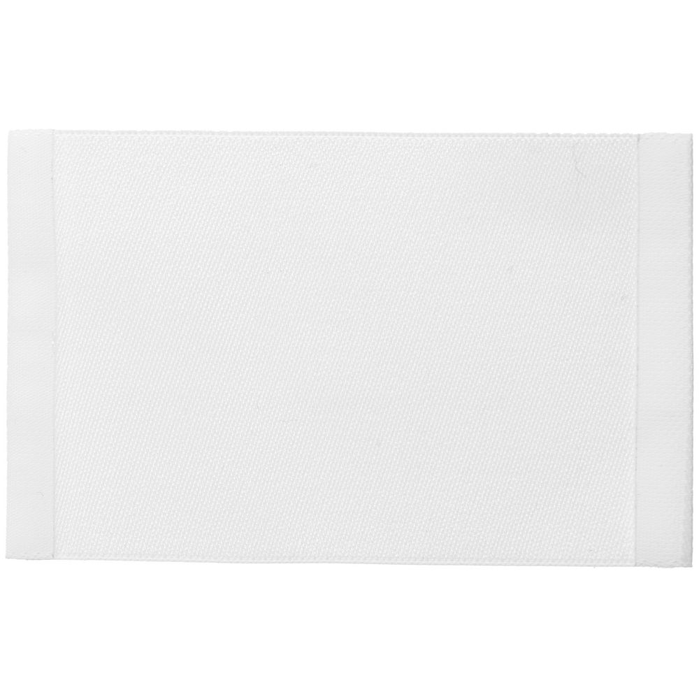 Лейбл тканевый Epsilon, XL, белый / Миниатюра WWW (1000)