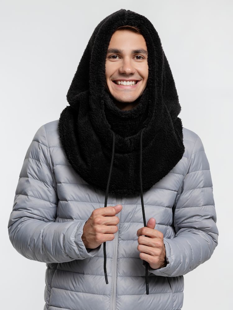 Балаклава-капюшон Flocky, черная / Миниатюра WWW (1000)