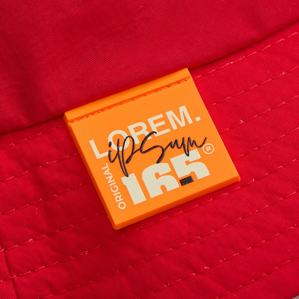 Лейбл из ПВХ Kare, оранжевый неон / Миниатюра нанесения (1000)