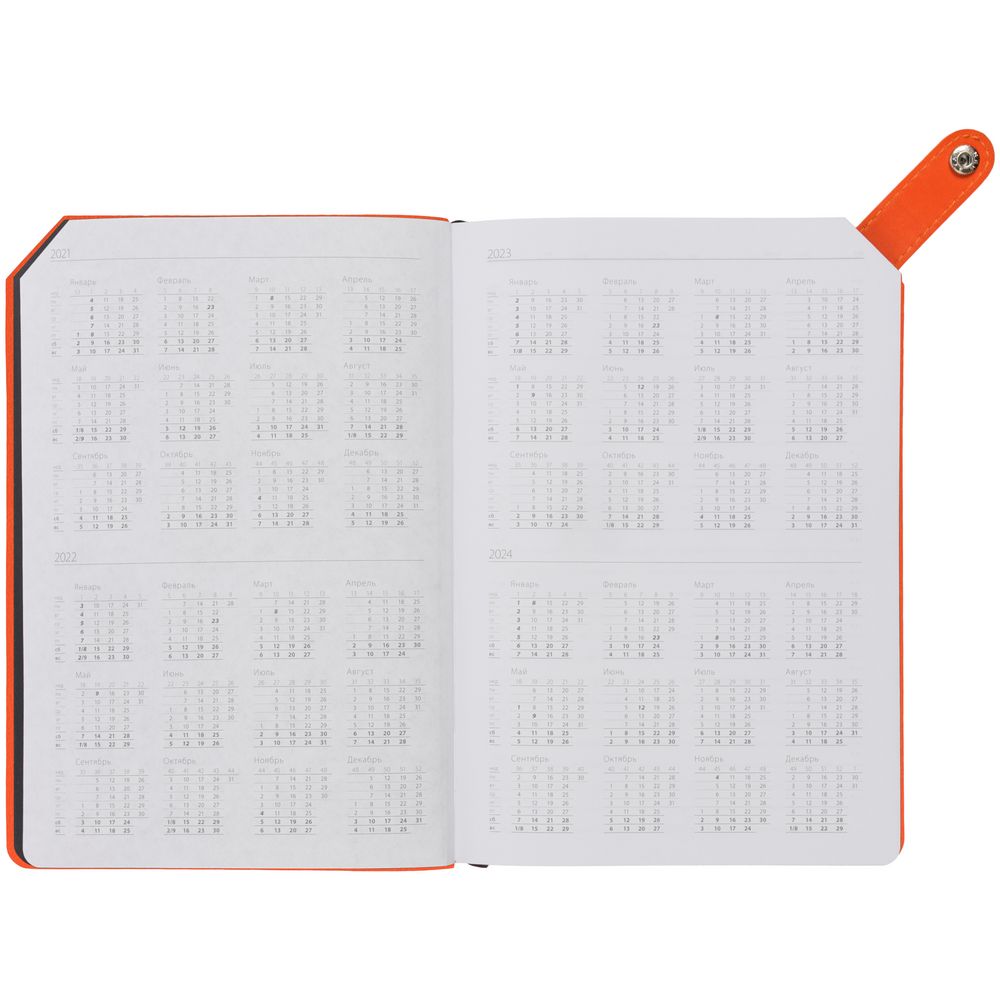 Ежедневник Angle, недатированный, оранжевый / Миниатюра WWW (1000)