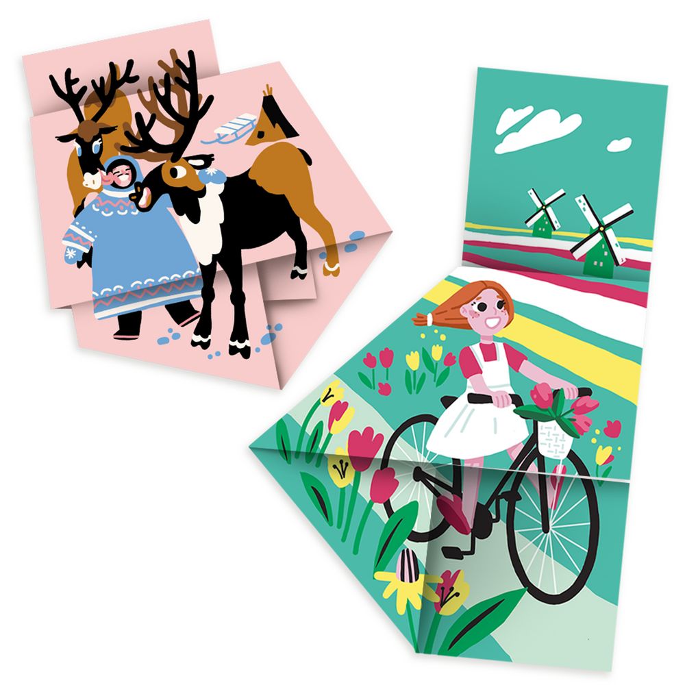 Головоломка-сгибалка «Вокруг света» / Миниатюра WWW (1000)