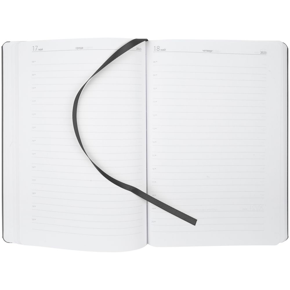 Ежедневник Covert, датированный, черный / Миниатюра WWW (1000)