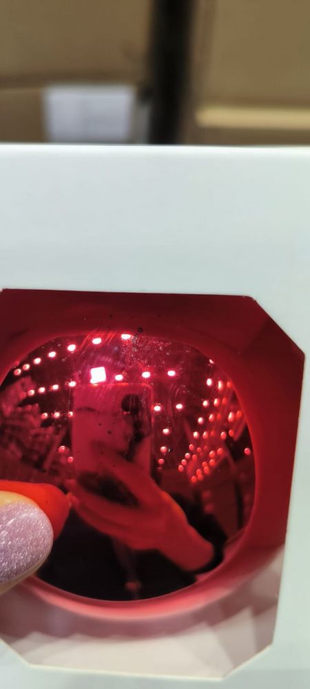 Оформительский шар Finery, 10 см, глянцевый красный / Миниатюра WWW (1000)