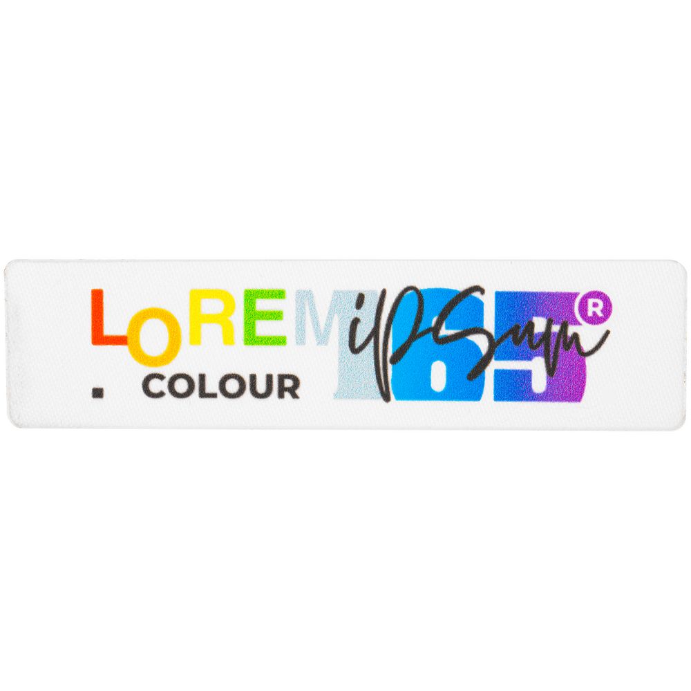 Наклейка тканевая Lunga, S, белая / Миниатюра WWW (1000)