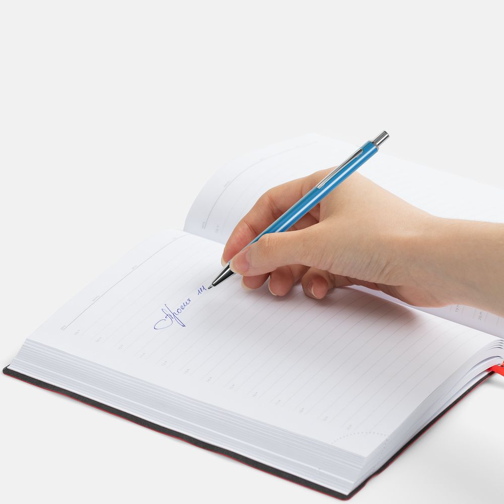 Ручка шариковая Mastermind, голубая / Миниатюра WWW (1000)