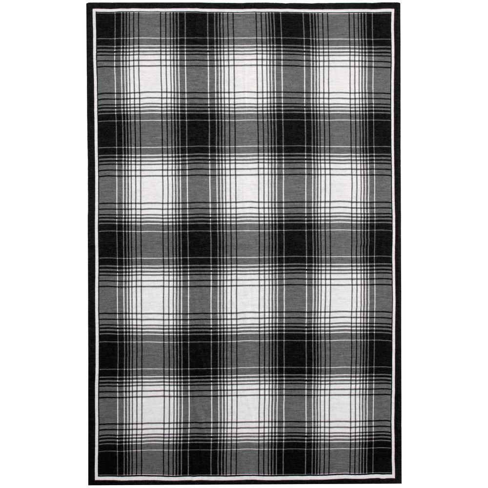 Плед Duotone, черный с белым / Миниатюра WWW (1000)