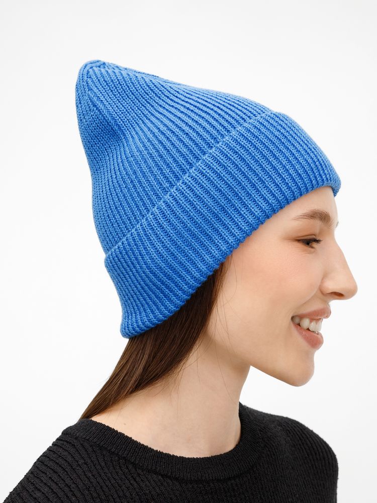 Шапка Nobilis Mono, синяя (аква) / Миниатюра WWW (1000)