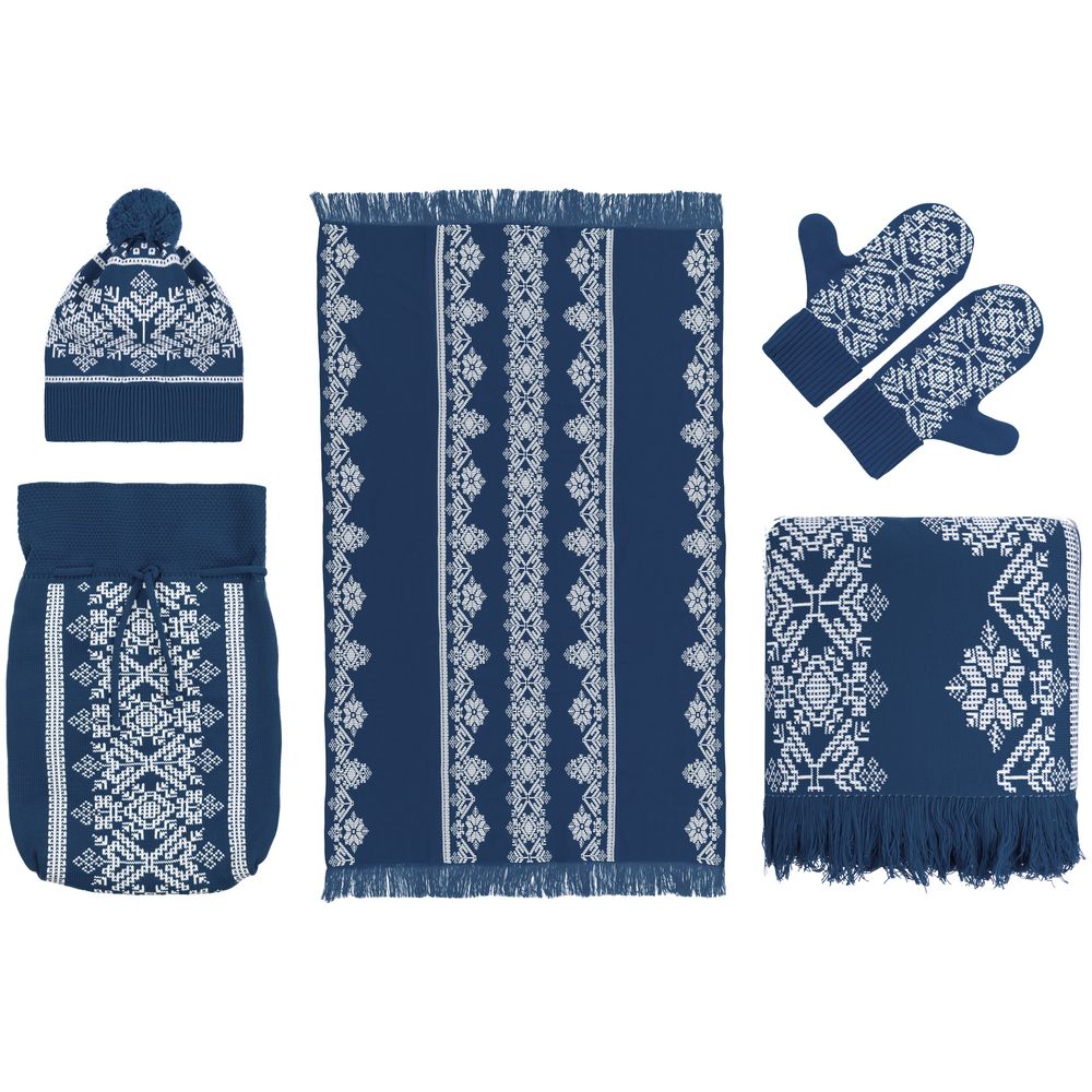 Варежки Onego, синие (джинс) / Миниатюра WWW (1000)