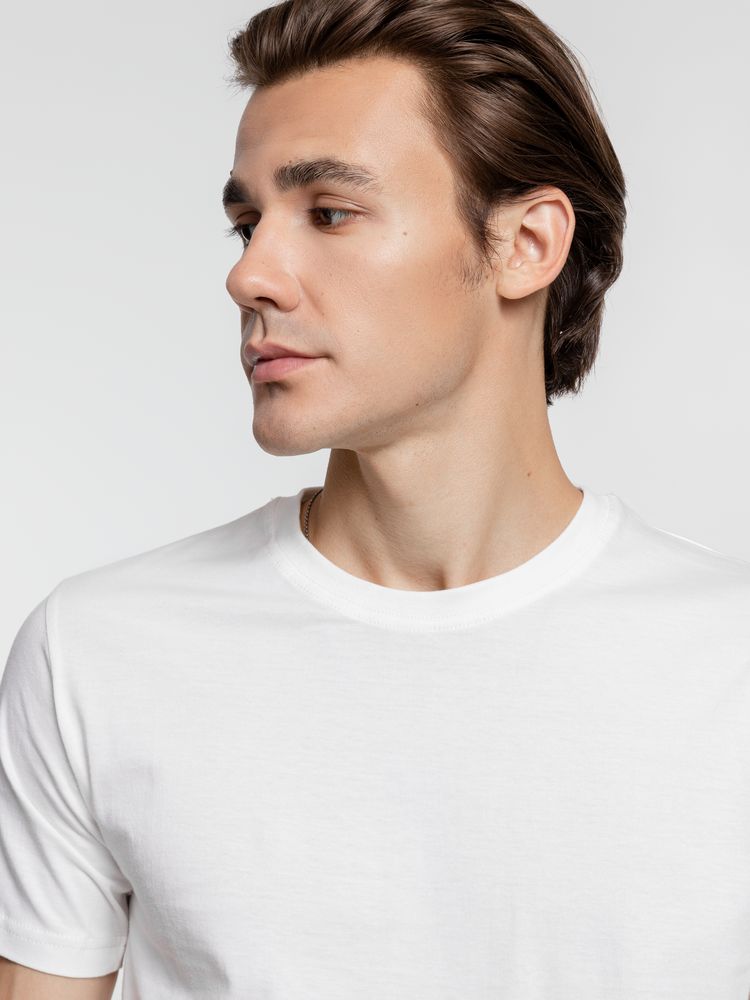 Футболка унисекс T-Bolka 160, белая (теплый оттенок) / Миниатюра WWW (1000)