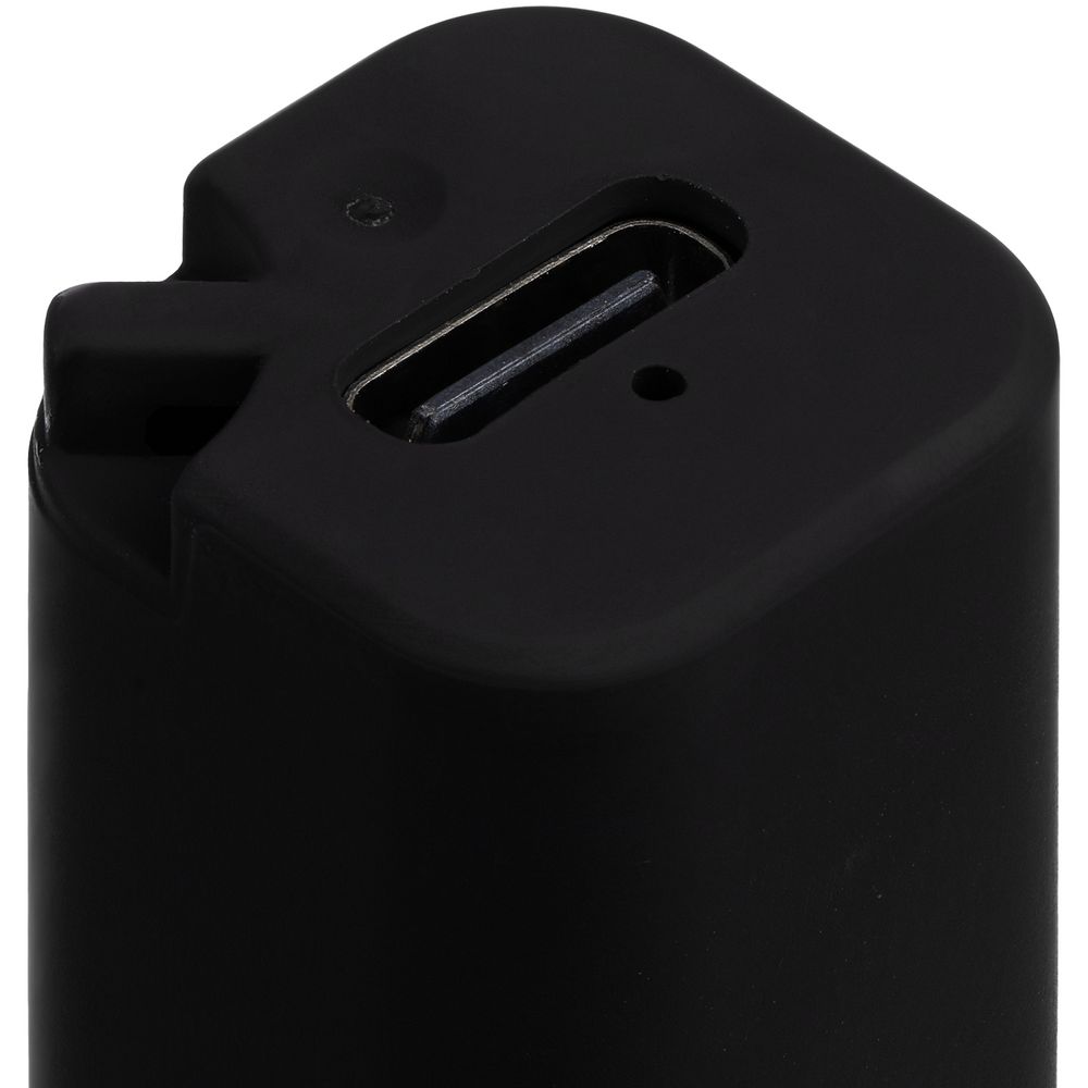 Фонарик аккумуляторный Falkirk, черный / Миниатюра WWW (1000)