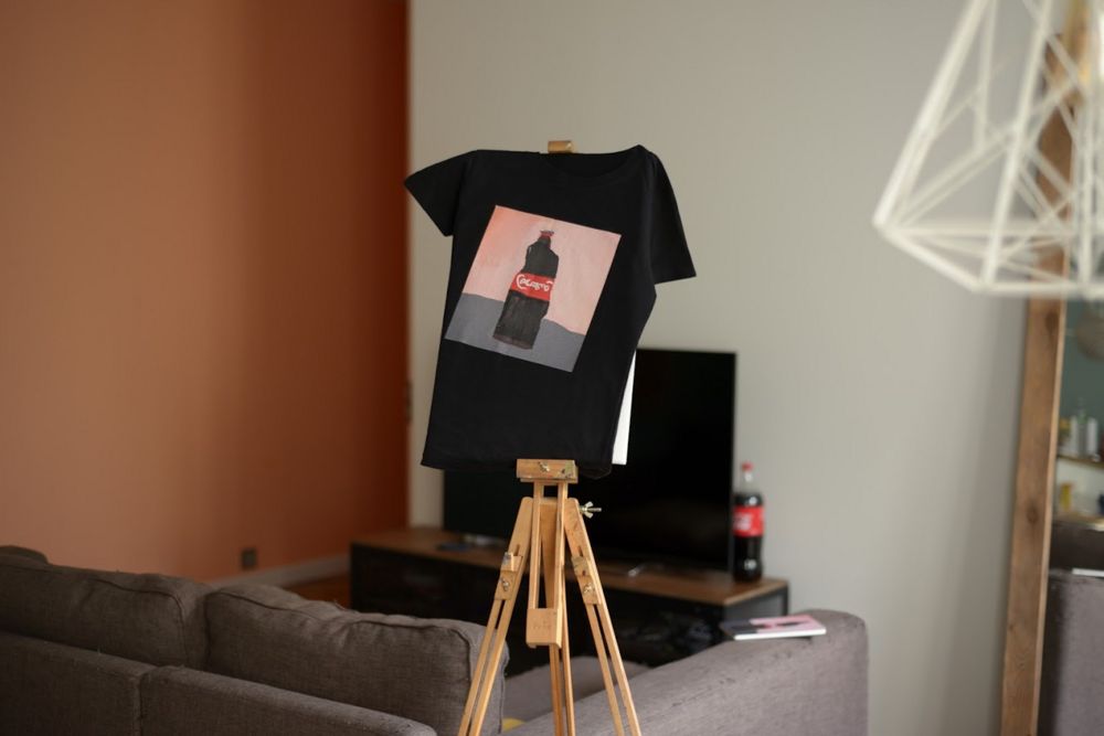 Футболка детская «Кола», белая / Миниатюра WWW (1000)