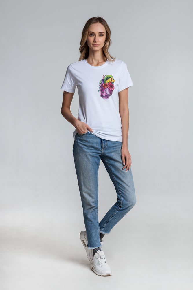 Футболка женская «Внутренняя красота», белая / Миниатюра WWW (1000)