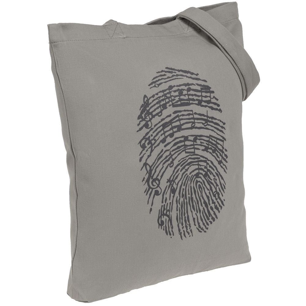 Холщовая сумка «Код вселенной», серая / Миниатюра WWW (1000)