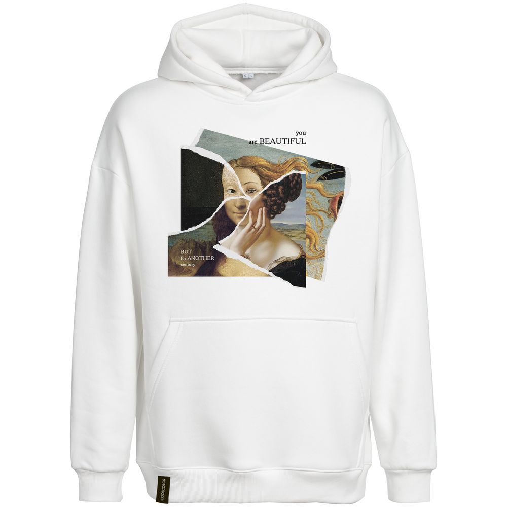 Худи You Are Beautiful, молочно-белое / Миниатюра WWW (1000)