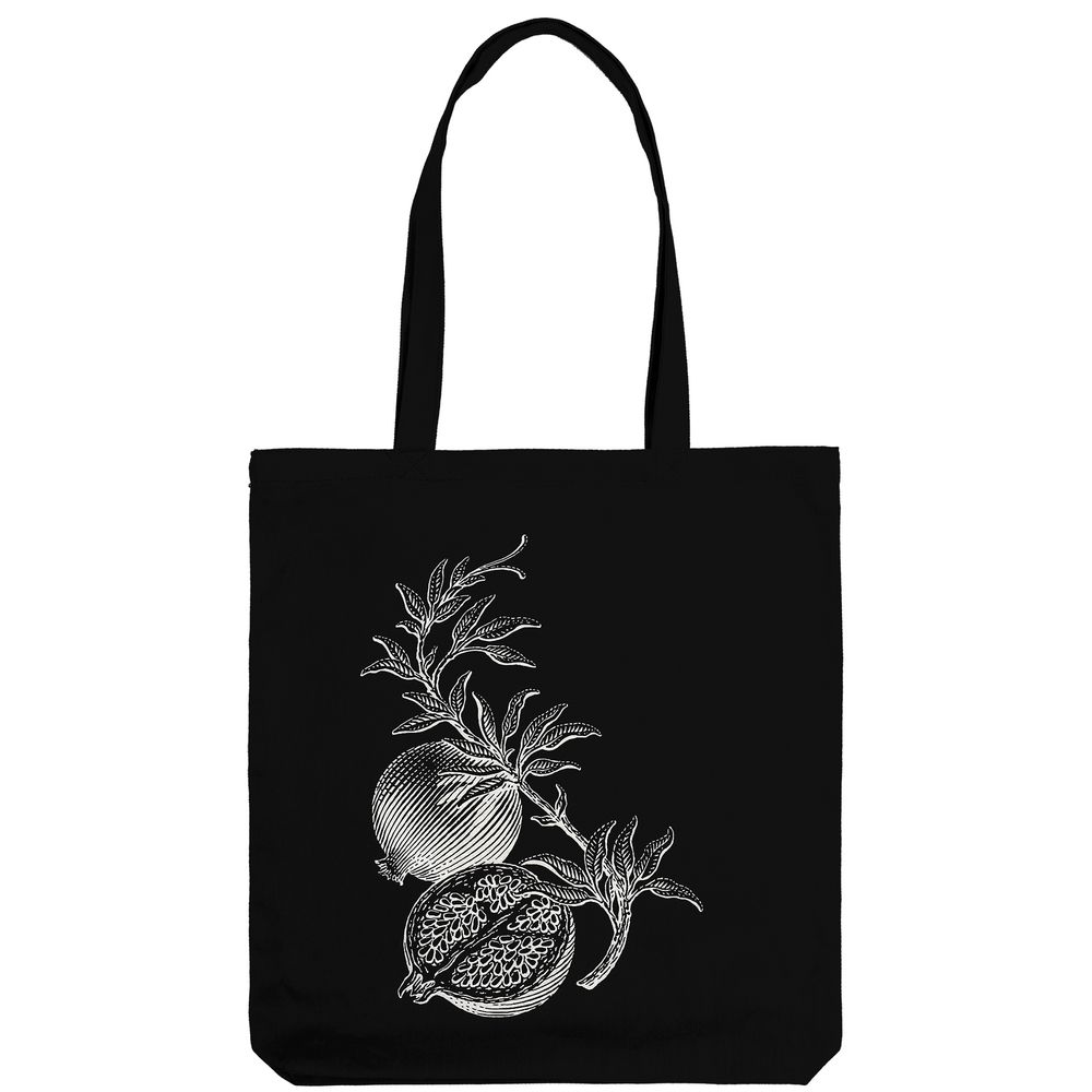 Холщовая сумка Grand Granat, черная / Миниатюра WWW (1000)