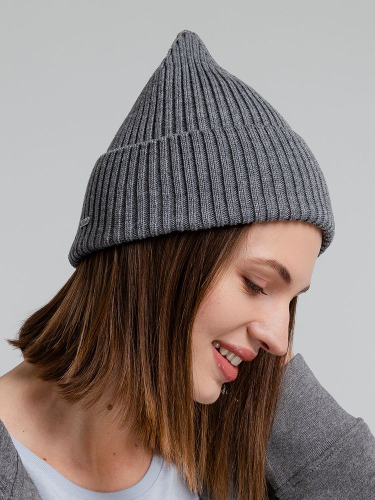 Шапка Stout, серый меланж / Миниатюра WWW (1000)