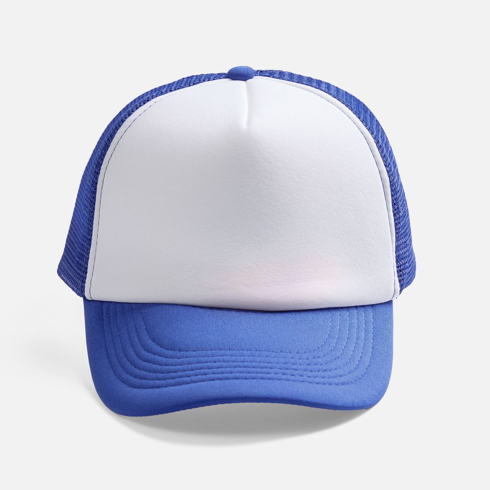 Бейсболка Bubble, синяя с белым / Миниатюра WWW (1000)