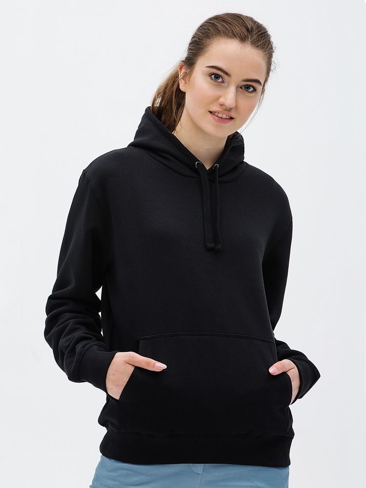 Толстовка унисекс Spencer, черная / Миниатюра WWW (1000)