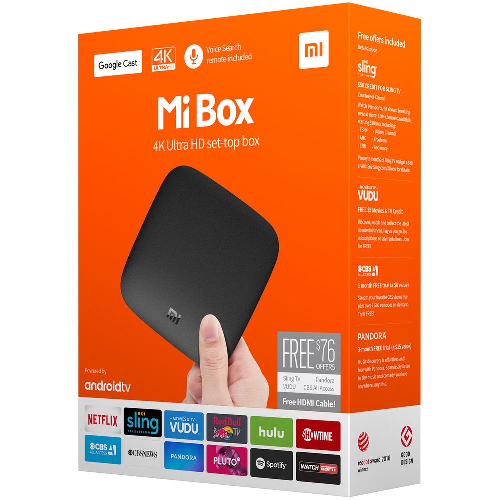 ТВ-приставка Mi TV Box S, черная / Миниатюра WWW (1000)