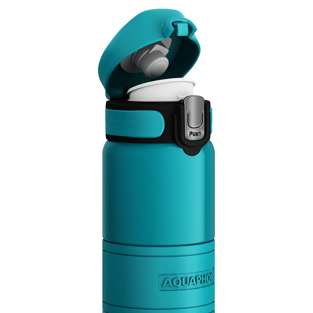 Термобутылка «Аквафор», бирюзовая / Миниатюра WWW (1000)
