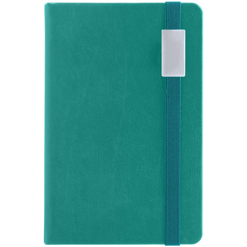 Ежедневник Replica Metal Mini, недатированный,бирюзовый / Миниатюра WWW (1000)