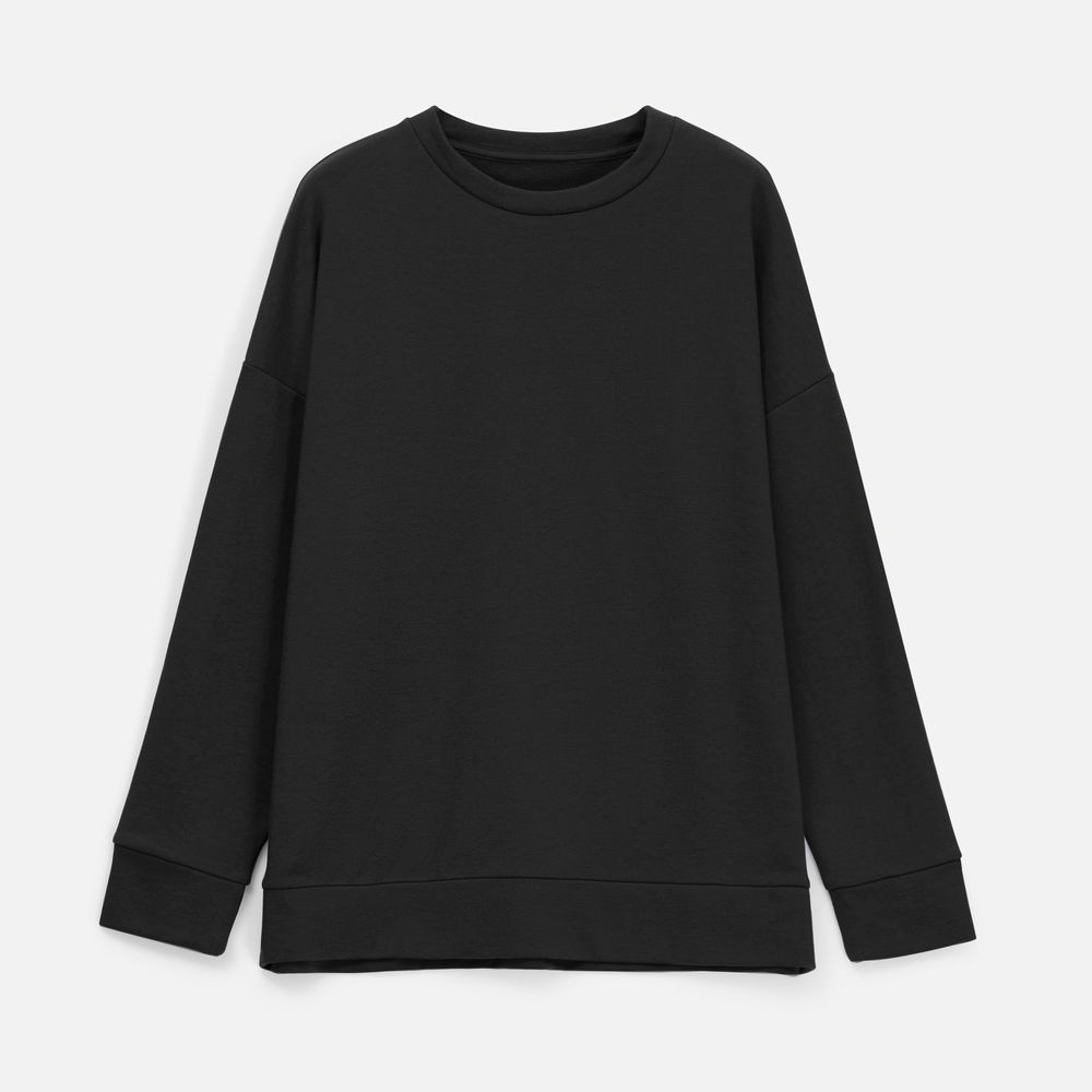 Свитшот унисекс S2, черный / Миниатюра WWW (1000)