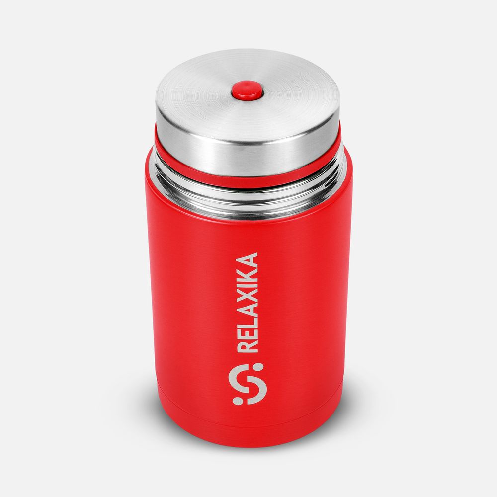 Термос для еды Relaxika 1000, красный / Миниатюра WWW (1000)