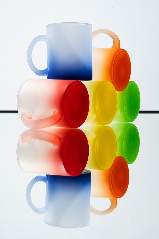 Кружка Grade Fade для сублимационной печати, матовая, темно-синяя / Миниатюра WWW (1000)