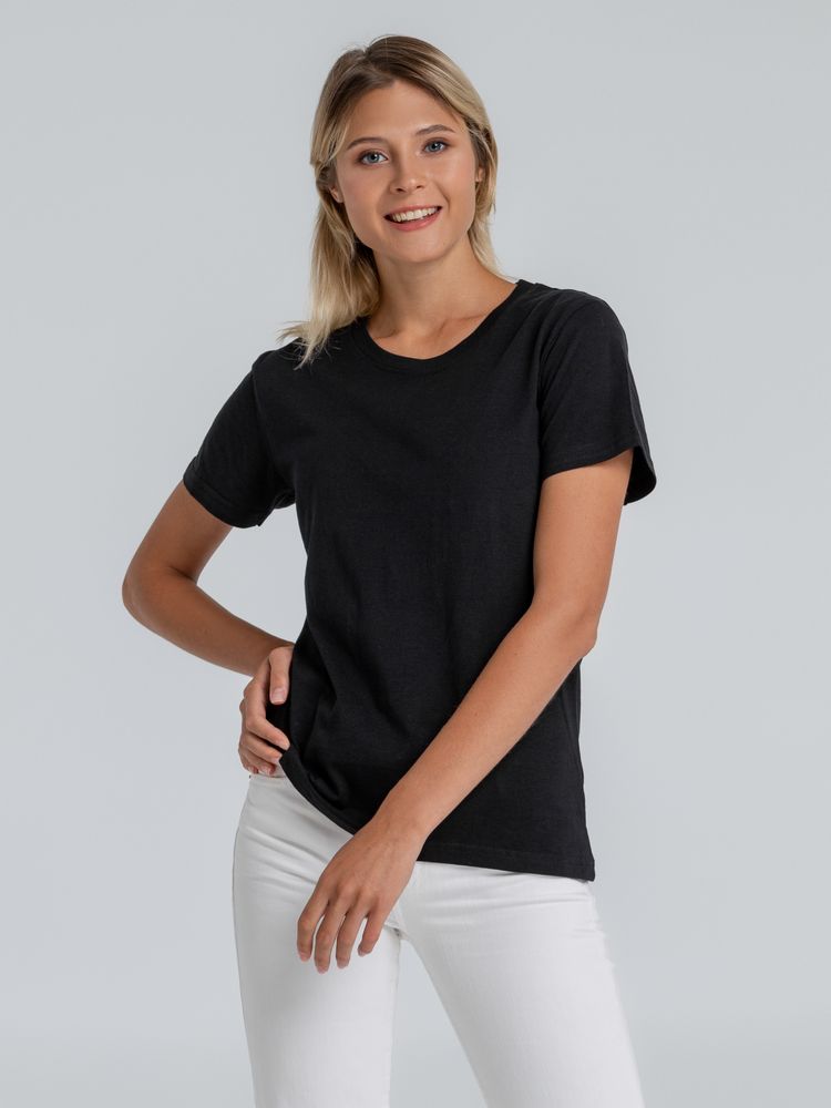 Футболка женская T-bolka 140 Lady, черная / Миниатюра WWW (1000)