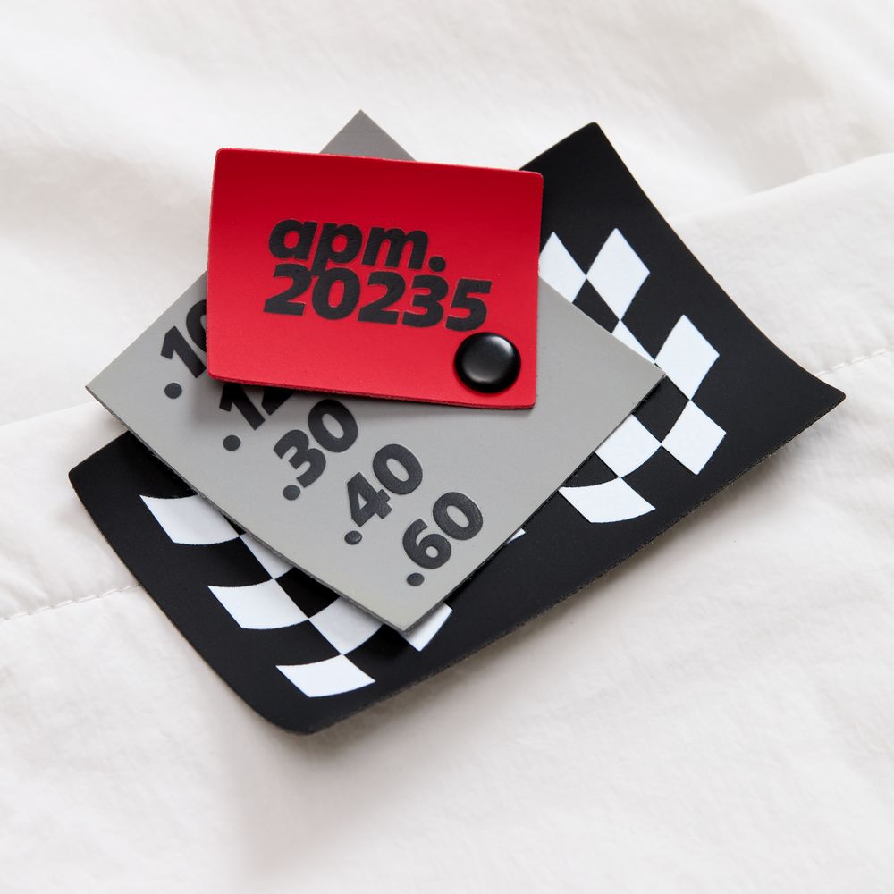 Лейбл Eta SoftTouch, XL, черный / Миниатюра нанесения (1000)