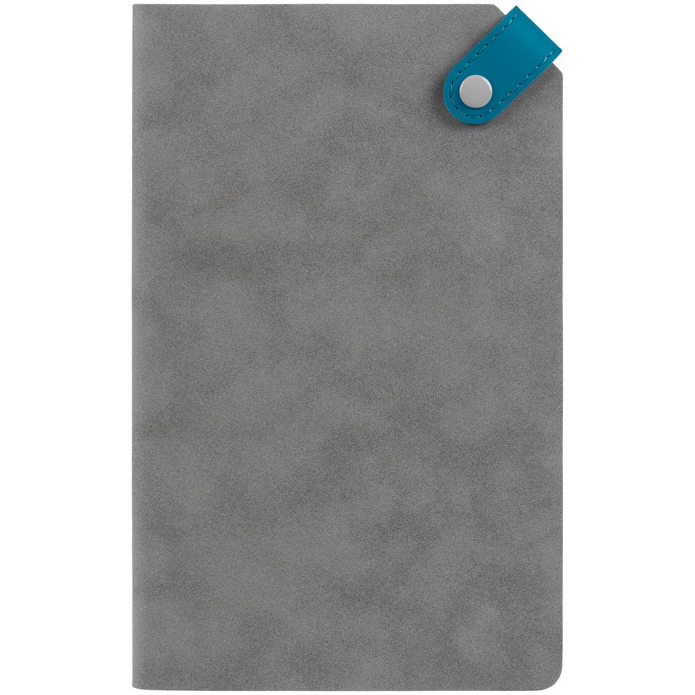 Ежедневник Corner, недатированный, серый с бирюзовым / Миниатюра WWW (1000)