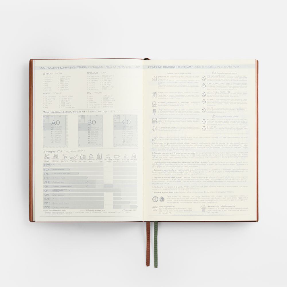 Ежедневник Avila, недатированный, зеленый / Миниатюра WWW (1000)