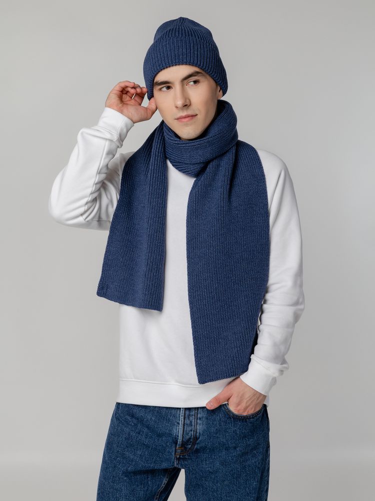 Шапка Tommi, синий меланж / Миниатюра WWW (1000)