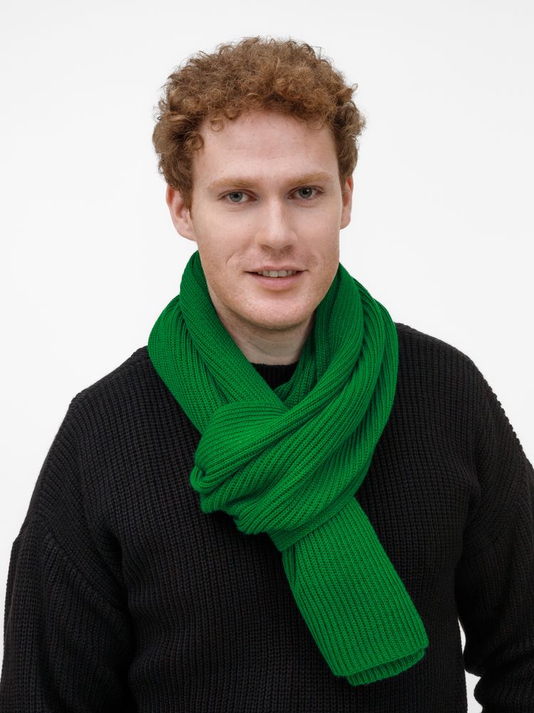 Шарф Nobilis Mono, ярко-зеленый / Миниатюра WWW (1000)