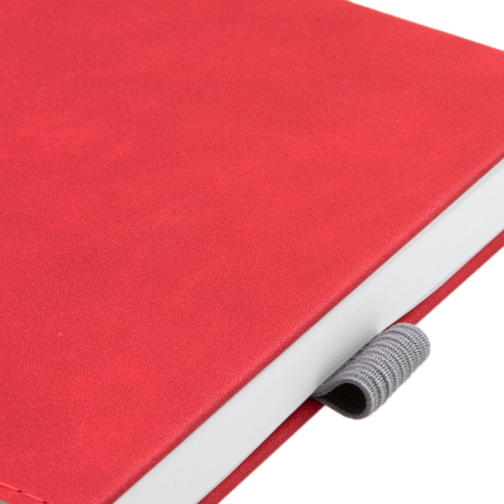 Ежедневник Horizon, недатированный, серый с красным / Миниатюра WWW (1000)