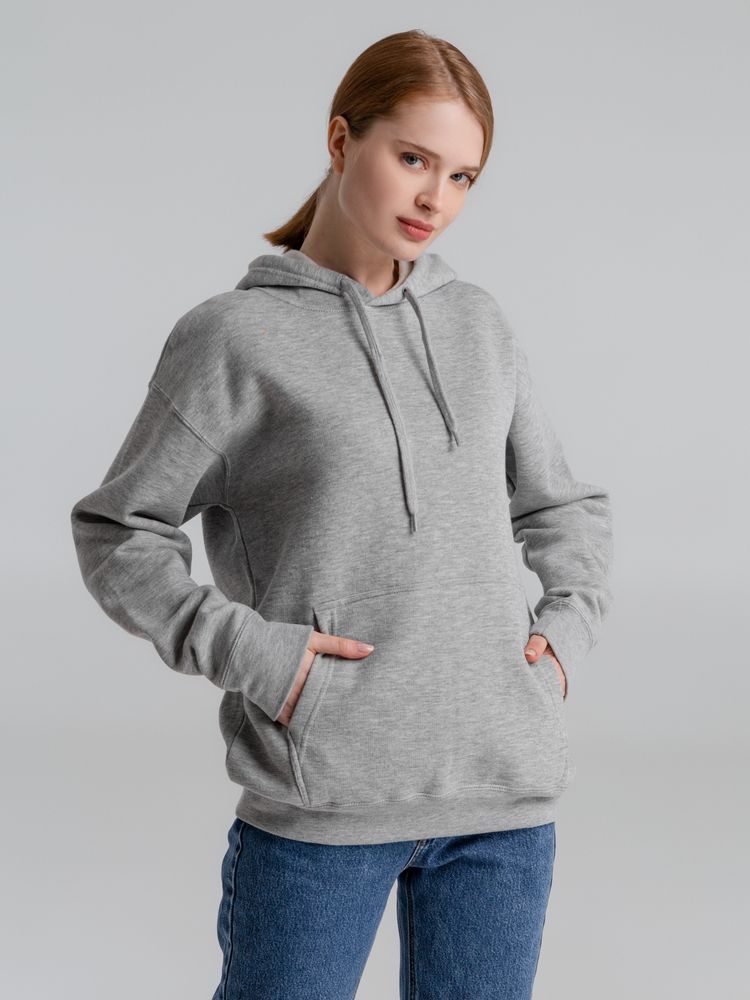 Толстовка с капюшоном Slam 320, серый меланж / Миниатюра WWW (1000)