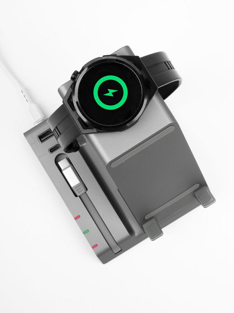 Зарядная станция Tres, серая / Миниатюра WWW (1000)