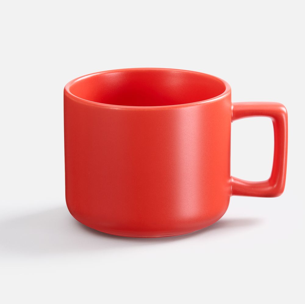 Чашка Jumbo в коробке матовая, красная / Миниатюра WWW (1000)