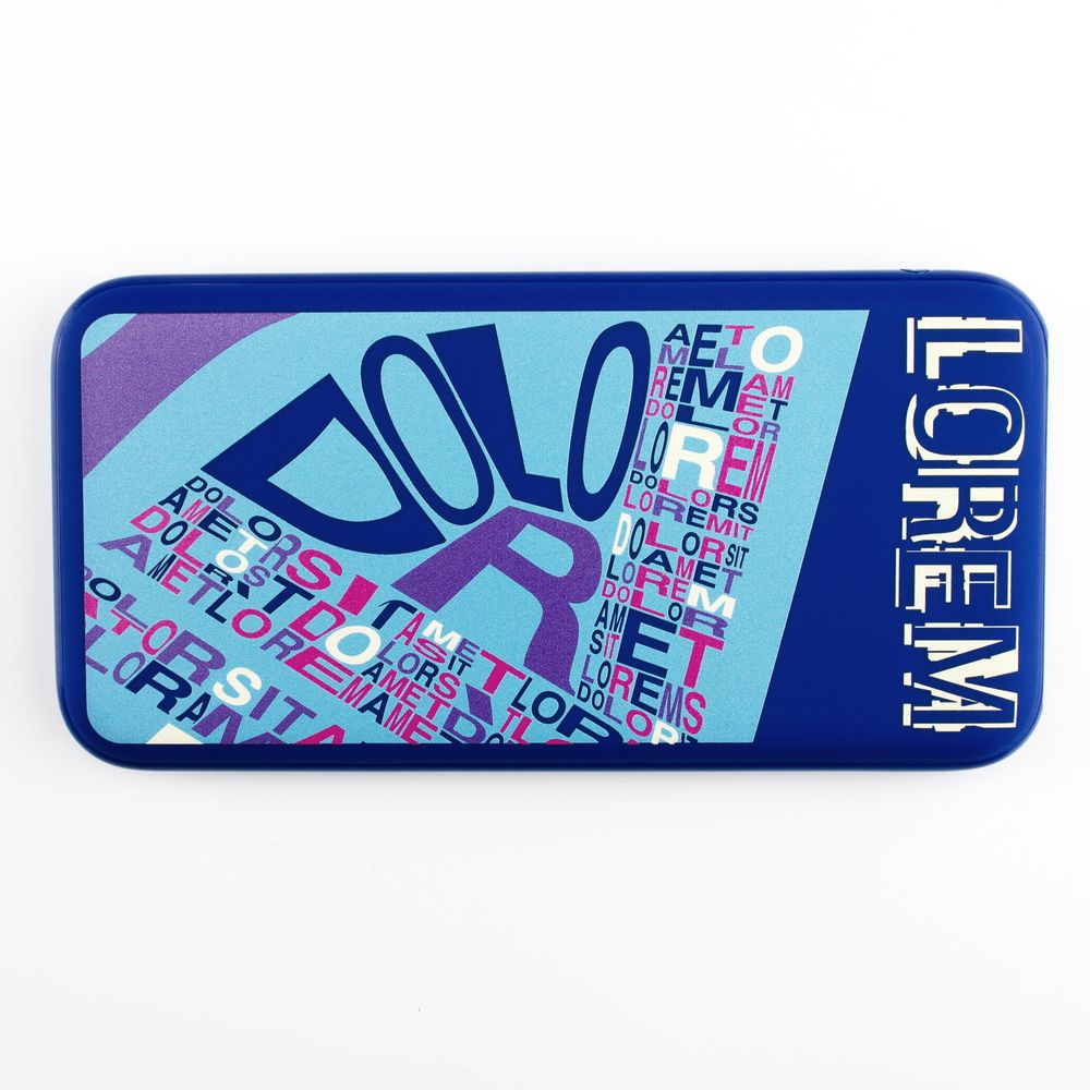 Aккумулятор Uniscend All Day Type-C 10000 мAч, синий / Миниатюра нанесения (1000)