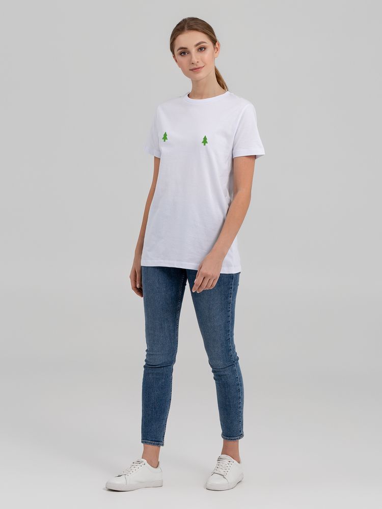 Футболка «100% Новый год», белая / Миниатюра WWW (1000)