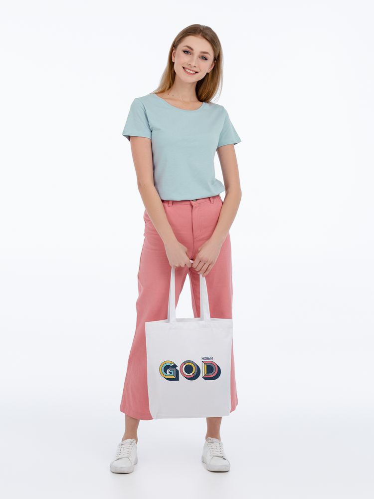 Холщовая сумка «Новый GOD», белая / Миниатюра WWW (1000)