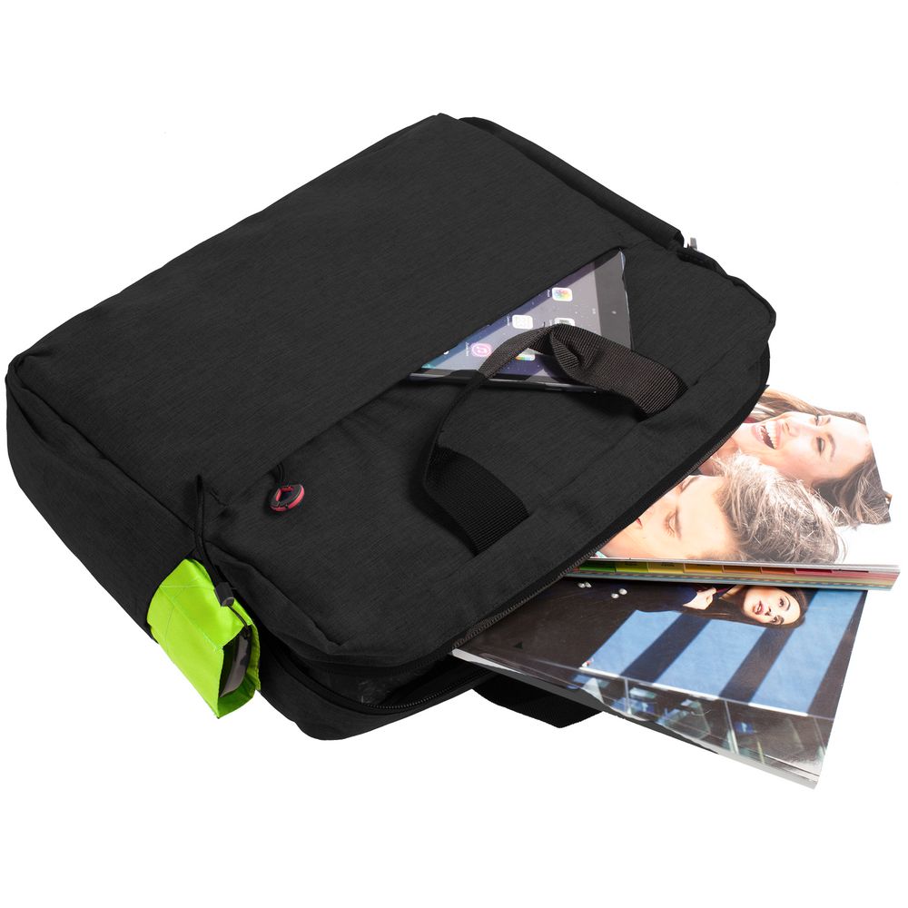 Сумка для ноутбука Locus, черная / Миниатюра WWW (1000)