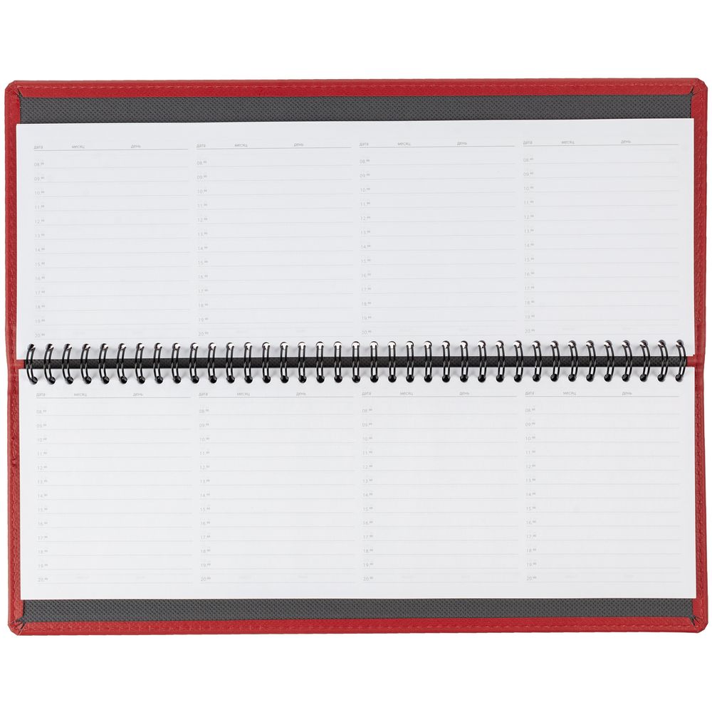 Планинг Latte, недатированный, красный / Миниатюра WWW (1000)