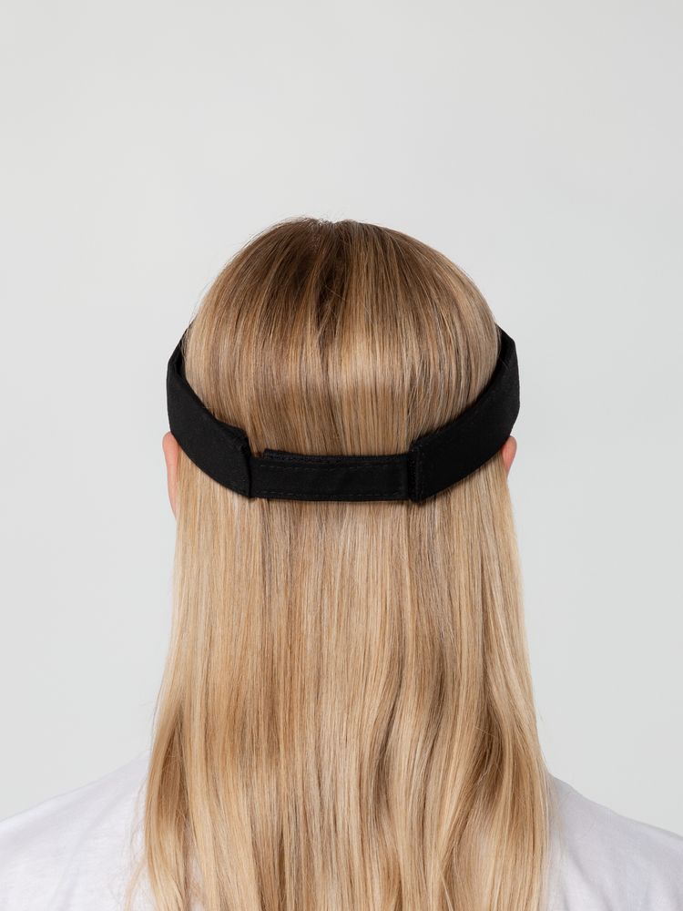 Козырек Active, черный с белым кантом / Миниатюра WWW (1000)