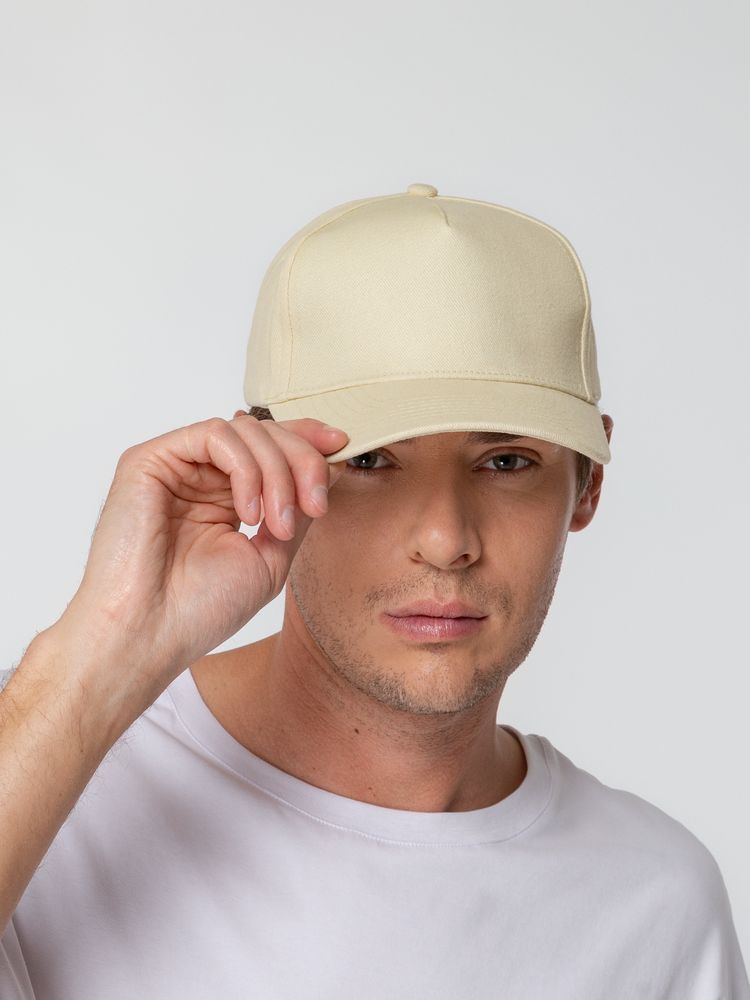 Бейсболка Standard, бежевая / Миниатюра WWW (1000)