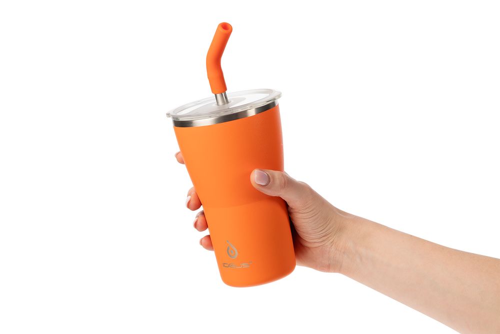 Термостакан Sapporo, оранжевый / Миниатюра WWW (1000)