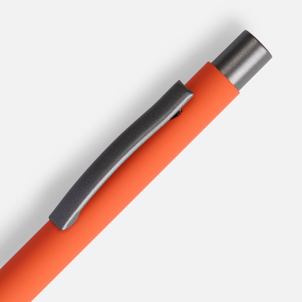 Ручка шариковая Atento Soft Touch, оранжевая / Миниатюра WWW (1000)