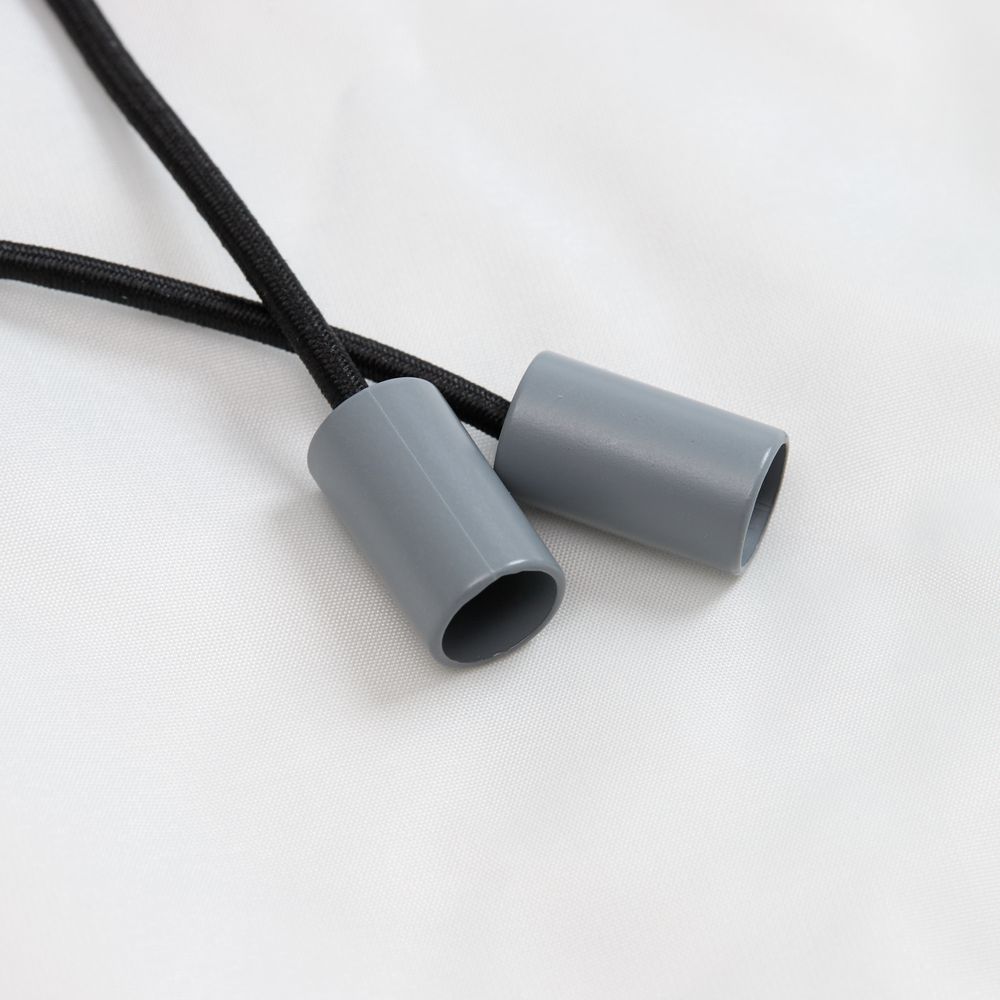 Наконечник для шнурка Tizzle, серый / Миниатюра нанесения (1000)