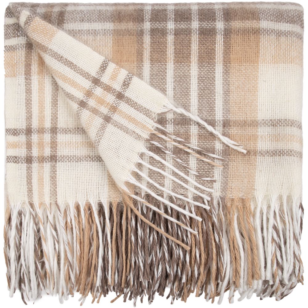 Плед «Берген», светло-бежевый / Миниатюра WWW (1000)